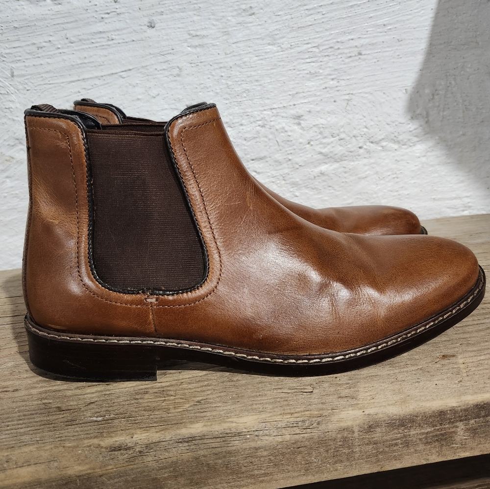 CURT & LARSON Men's slip on ankle boots. Leather size 8.5